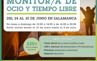 curso monitor tiempo libre salamanca plan b